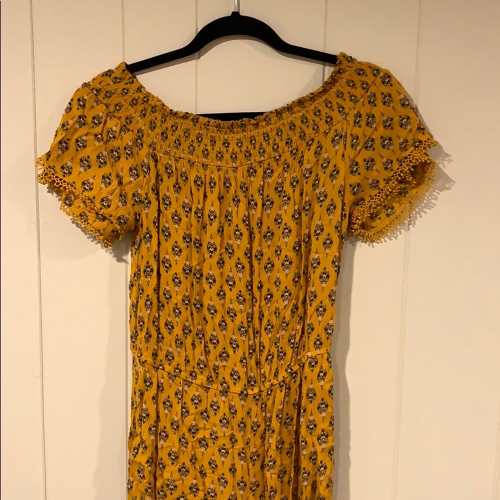 Off the shoulder Patterned Jumpsuit